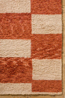 District Loom Modern hand knotted Moroccan Beni Ourain rug 006
