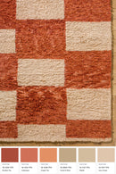 District Loom Modern hand knotted Moroccan Beni Ourain rug 006