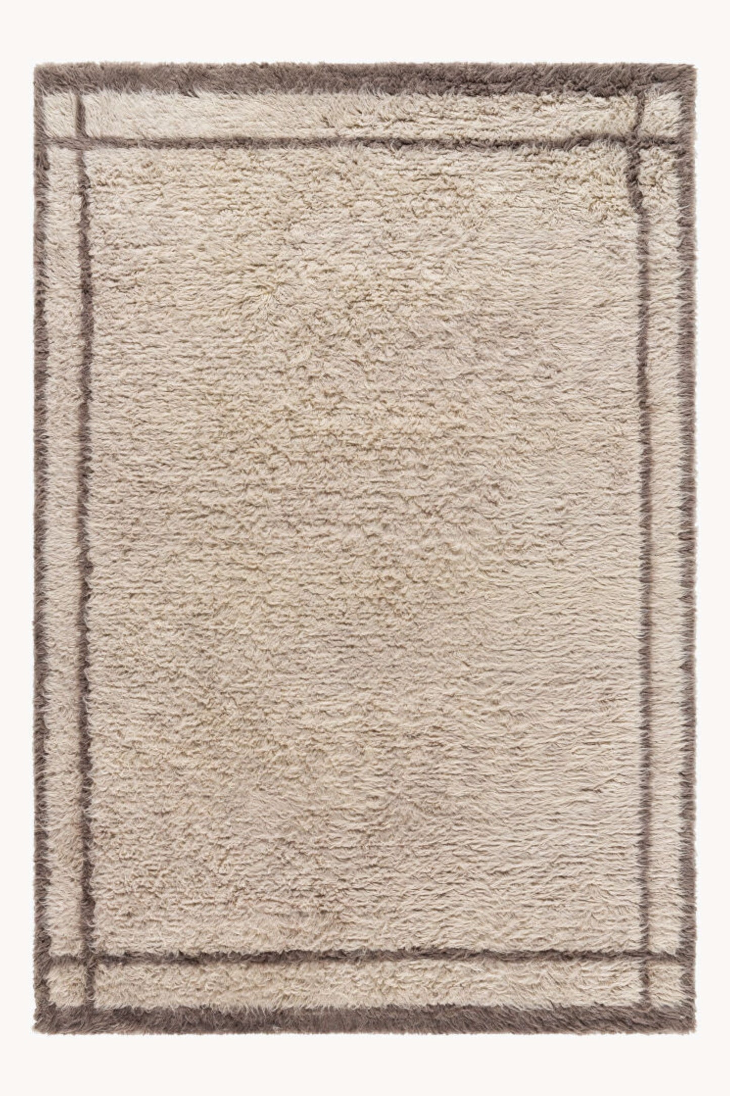 District Loom Modern hand knotted Moroccan Beni Ourain rug 007