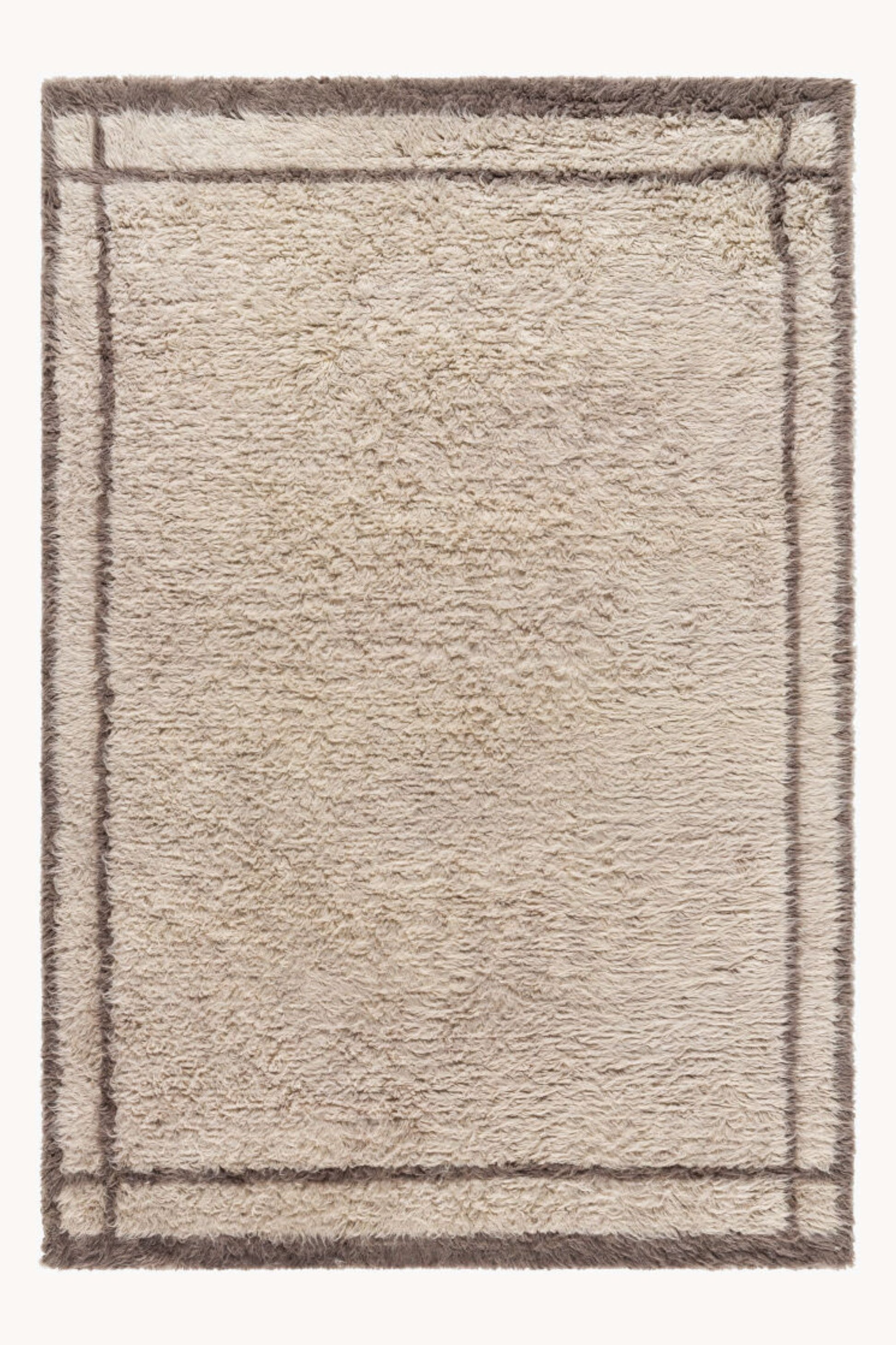 District Loom Modern hand knotted Moroccan Beni Ourain rug 007