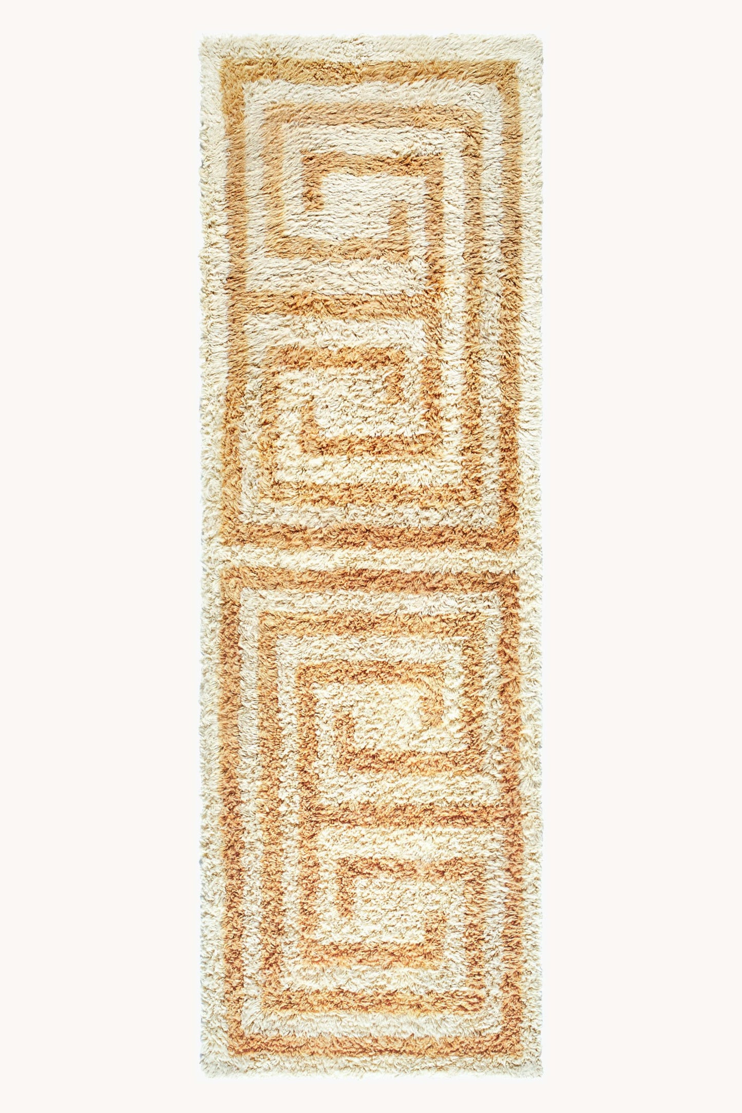 District Loom Modern hand knotted Moroccan Beni Ourain rug 005