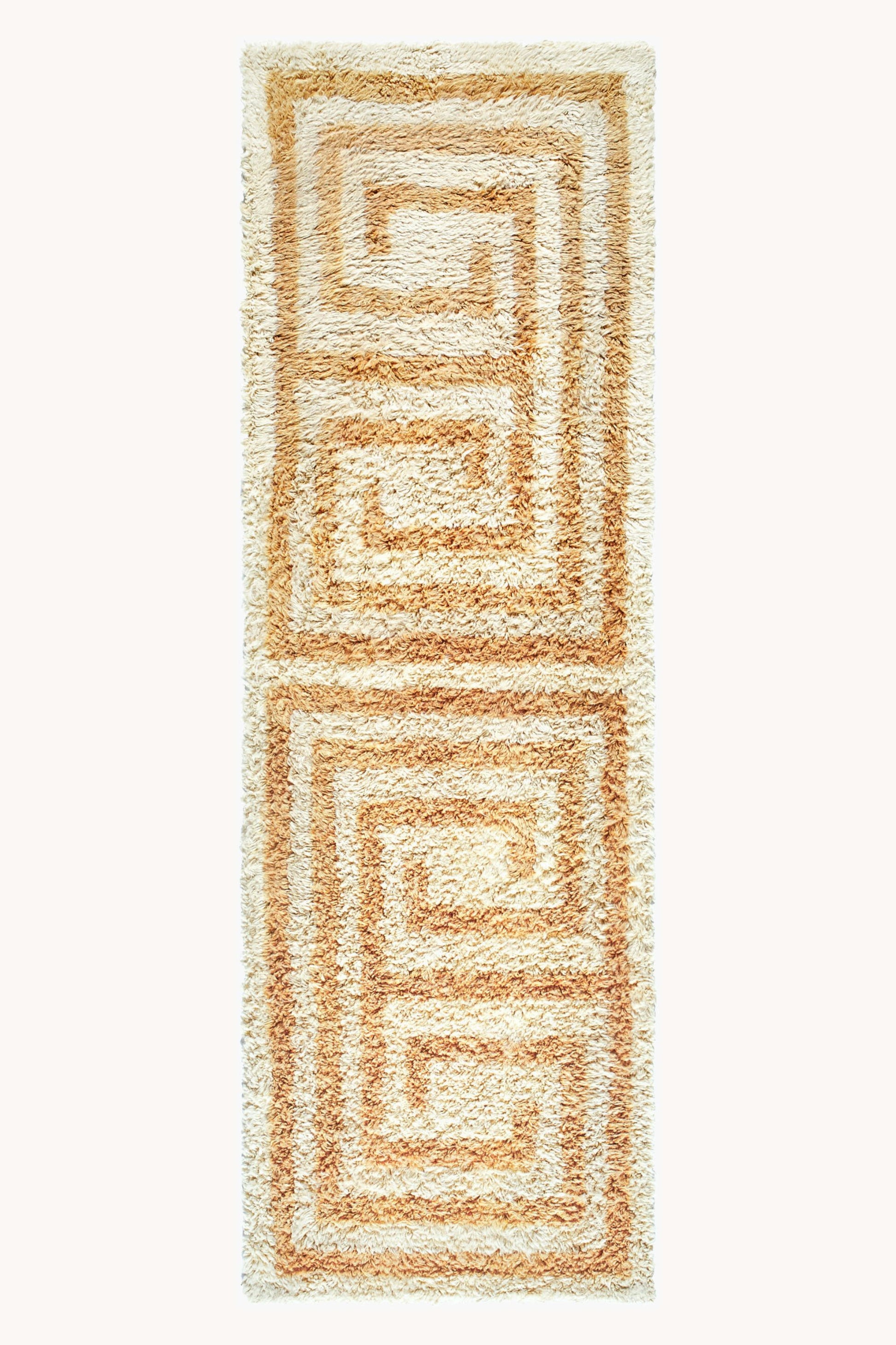 District Loom Modern hand knotted Moroccan Beni Ourain rug 005