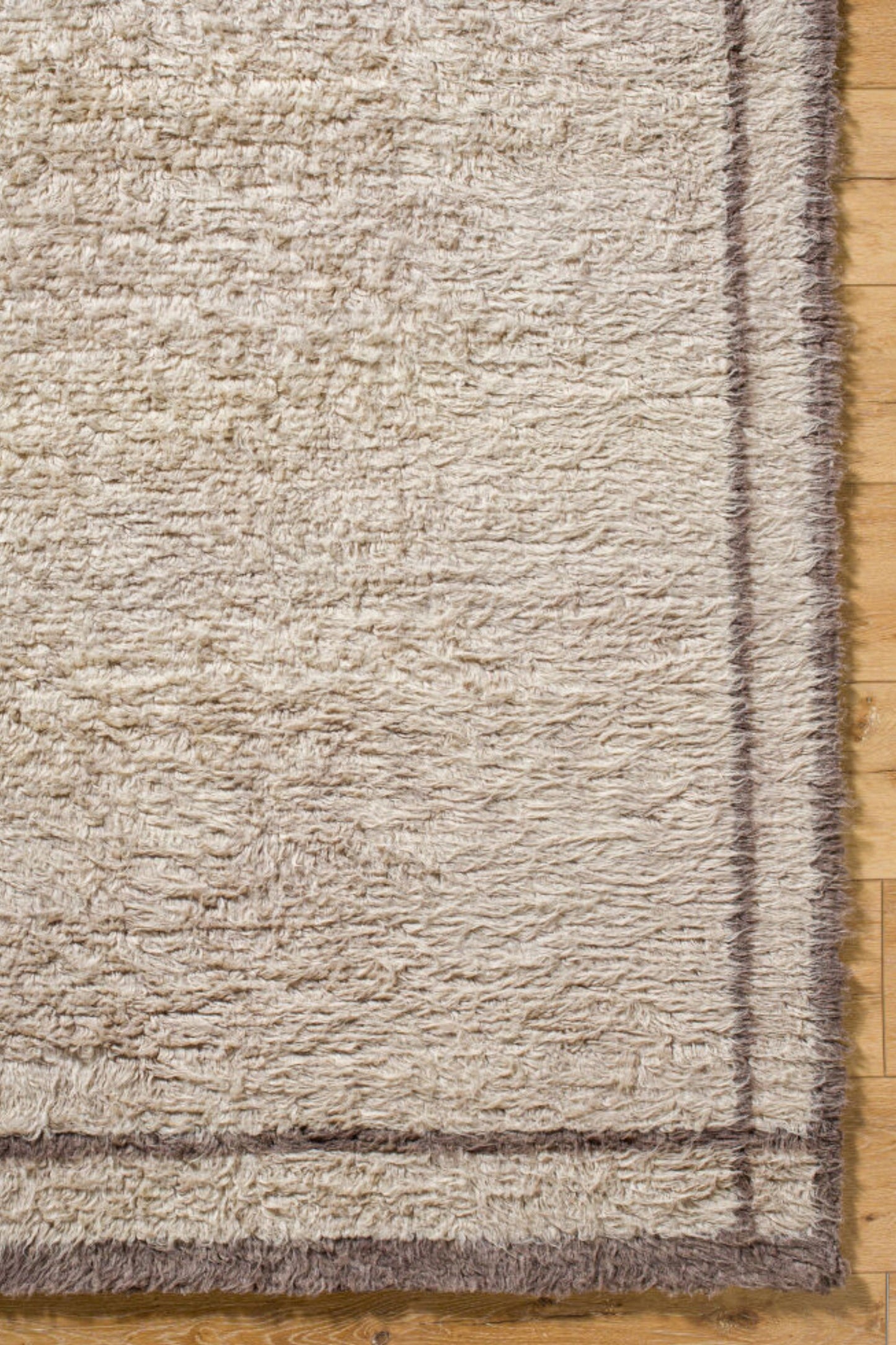District Loom Modern hand knotted Moroccan Beni Ourain rug 007
