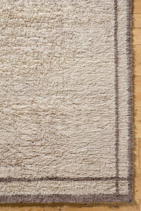 District Loom Modern hand knotted Moroccan Beni Ourain rug 007
