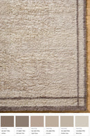District Loom Modern hand knotted Moroccan Beni Ourain rug 007