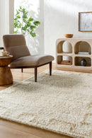 District Loom Modern hand knotted Moroccan Beni Ourain rug 008