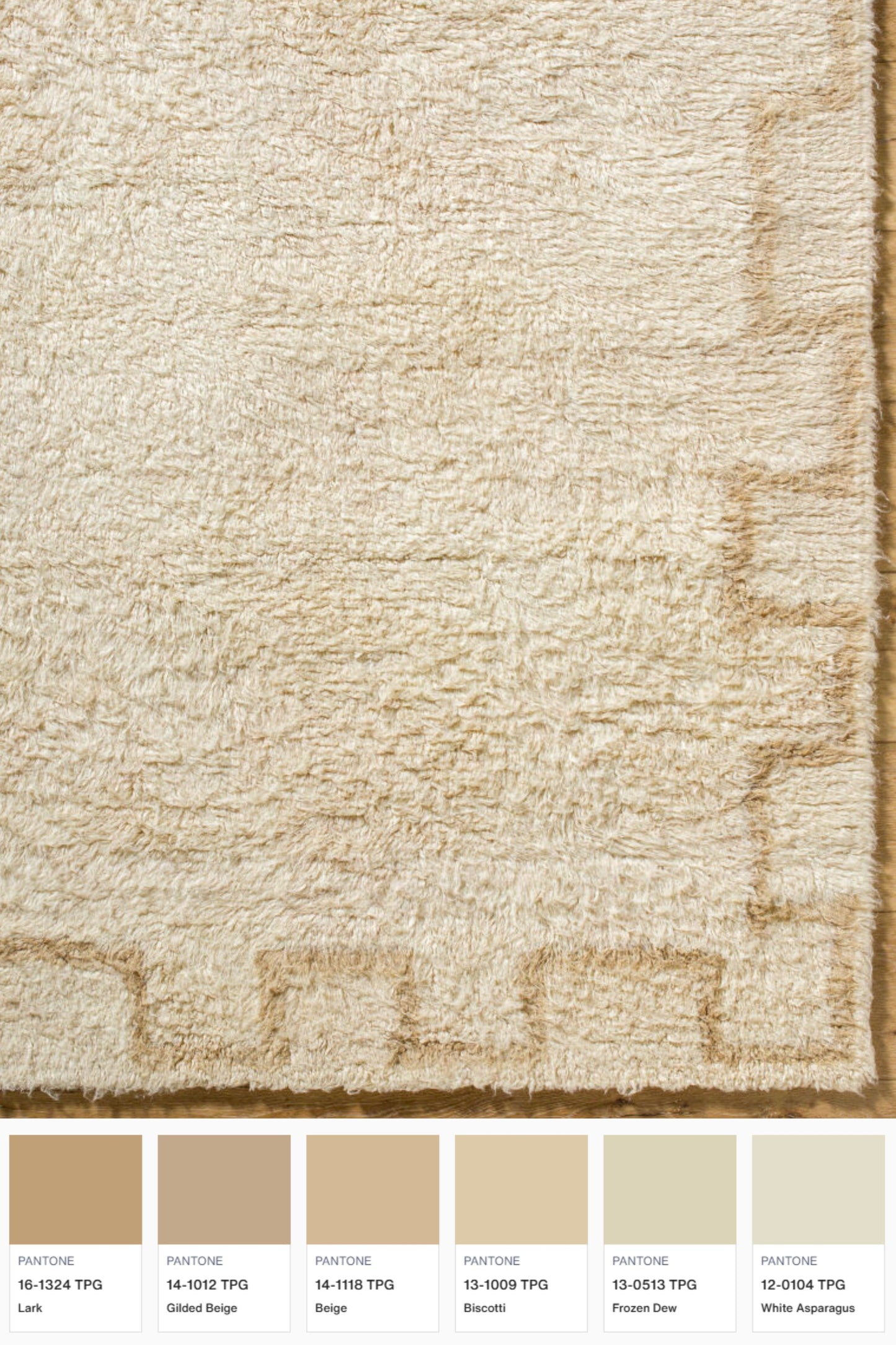 District Loom Modern hand knotted Moroccan Beni Ourain rug 008