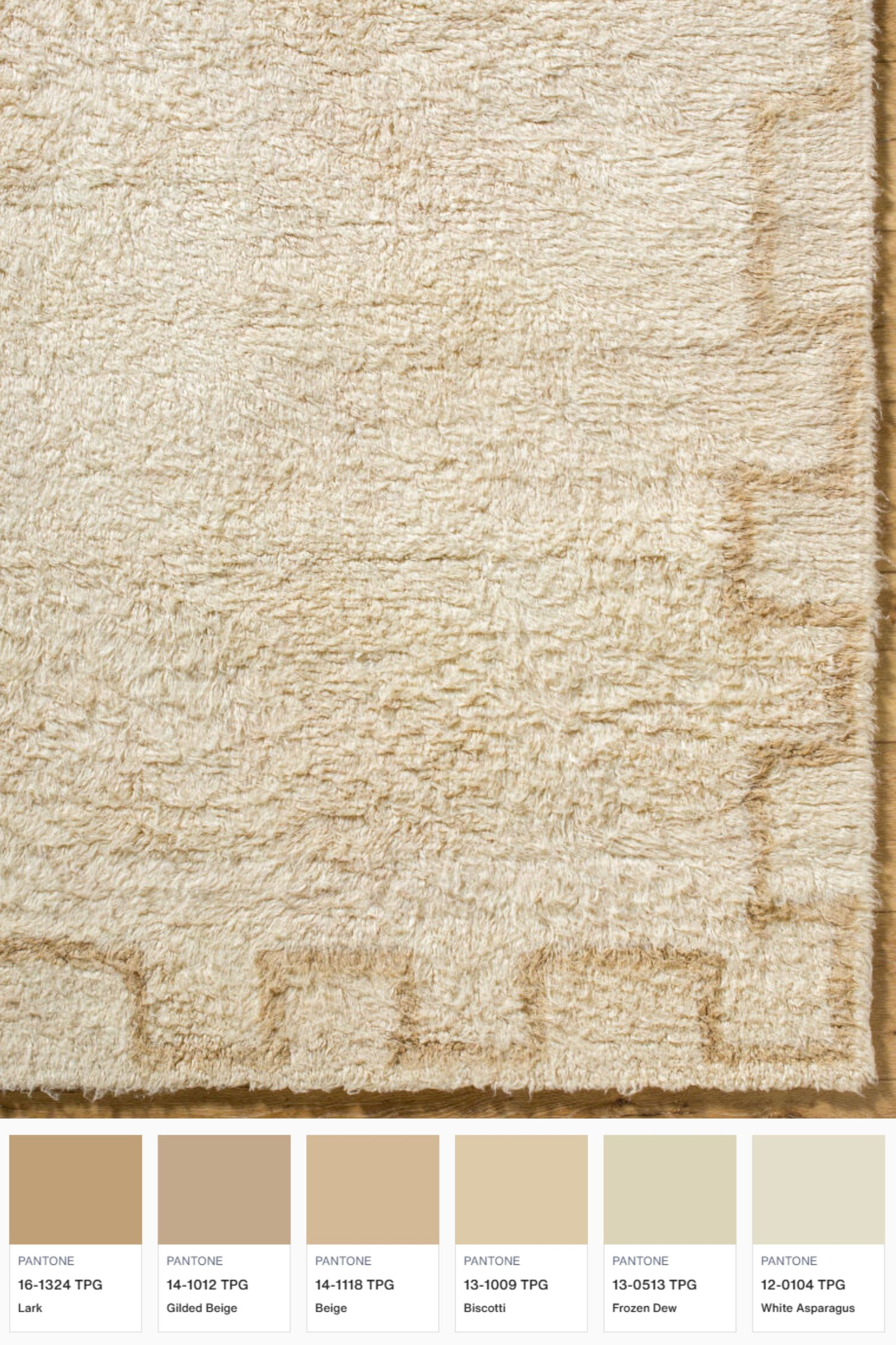 District Loom Modern hand knotted Moroccan Beni Ourain rug 008