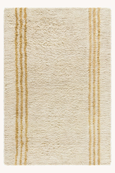 District Loom Modern hand knotted Moroccan Beni Ourain rug 009