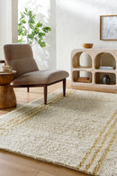 District Loom Modern hand knotted Moroccan Beni Ourain rug 009