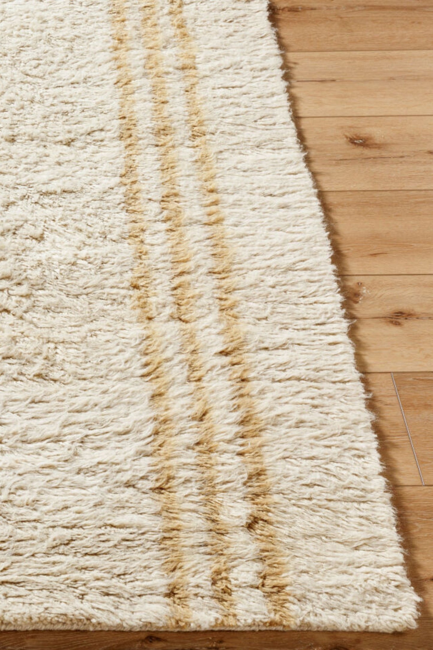 District Loom Modern hand knotted Moroccan Beni Ourain rug 009