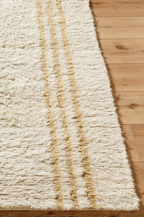 District Loom Modern hand knotted Moroccan Beni Ourain rug 009