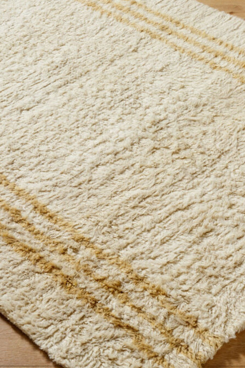 District Loom Modern hand knotted Moroccan Beni Ourain rug 009