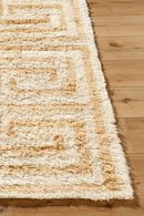 District Loom Modern hand knotted Moroccan Beni Ourain rug 005