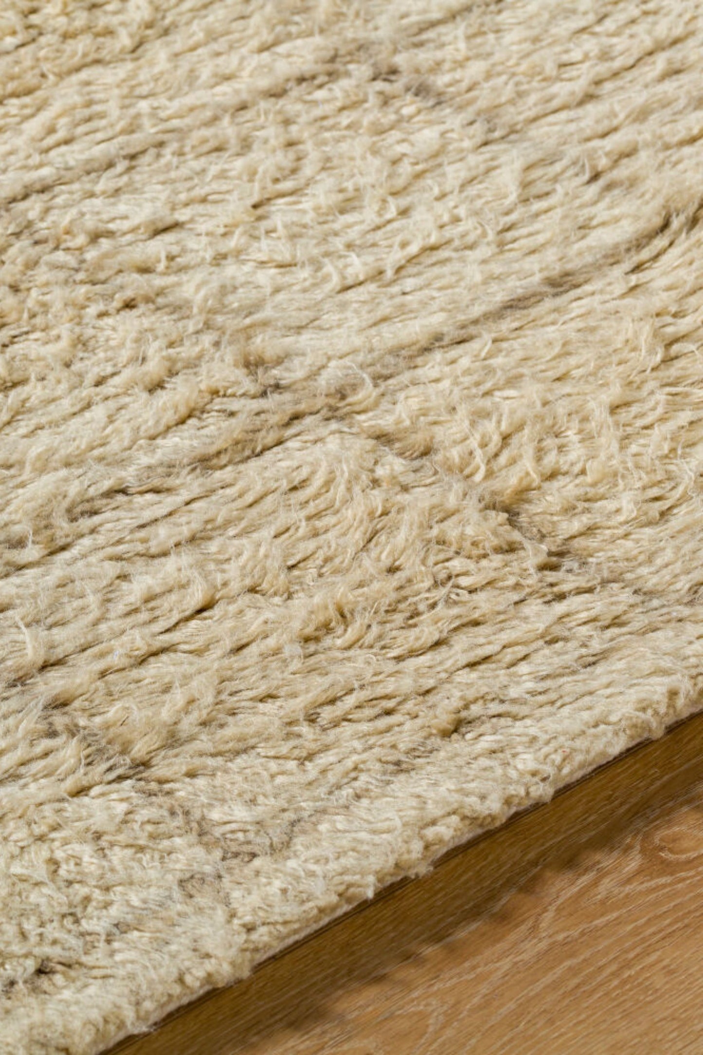 District Loom Modern hand knotted Moroccan Beni Ourain rug 010