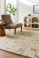 District Loom Modern hand knotted Moroccan Beni Ourain rug 011