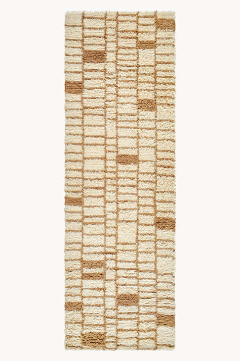 District Loom Modern hand knotted Moroccan Beni Ourain rug 011