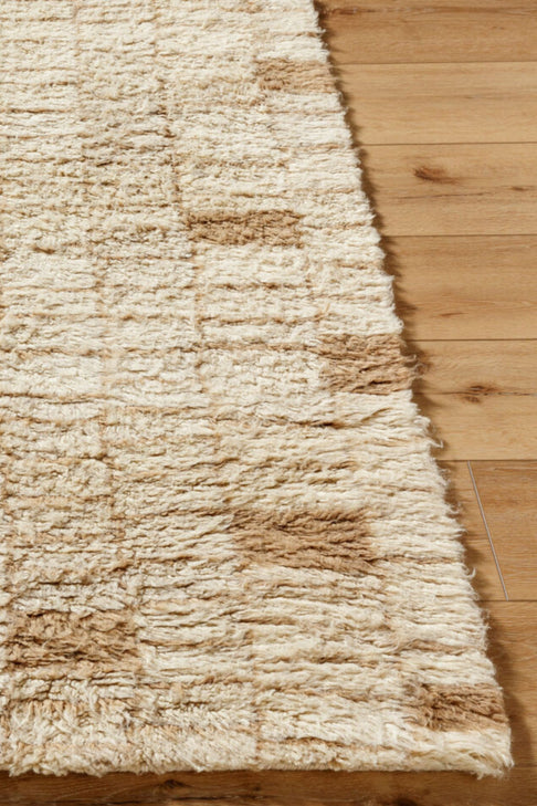 District Loom Modern hand knotted Moroccan Beni Ourain rug 011