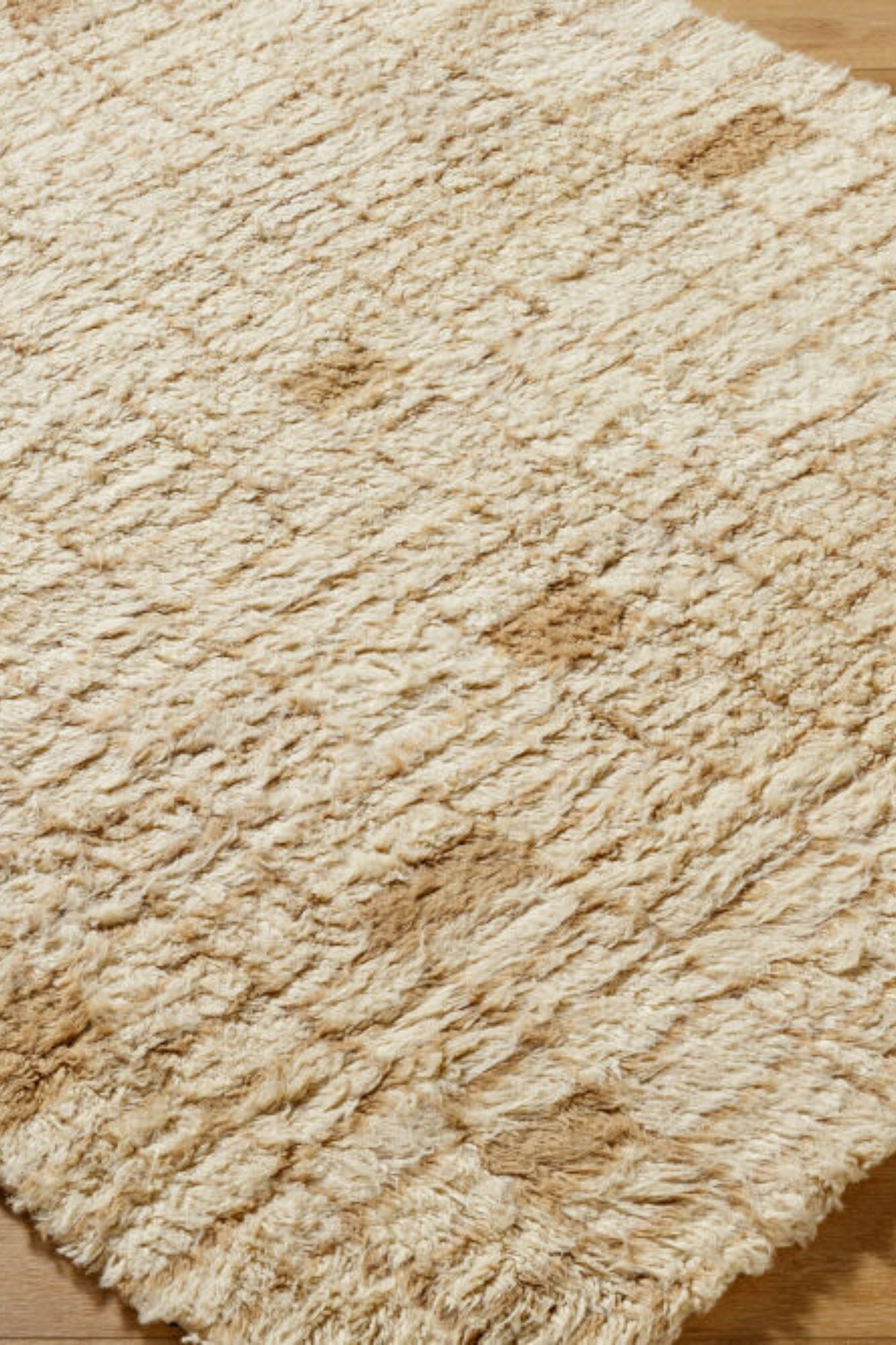 District Loom Modern hand knotted Moroccan Beni Ourain rug 011