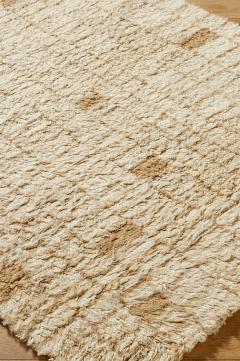 District Loom Modern hand knotted Moroccan Beni Ourain rug 011