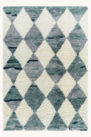 District Loom Modern hand knotted Moroccan Beni Ourain rug 012