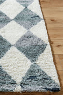 District Loom Modern hand knotted Moroccan Beni Ourain rug 012