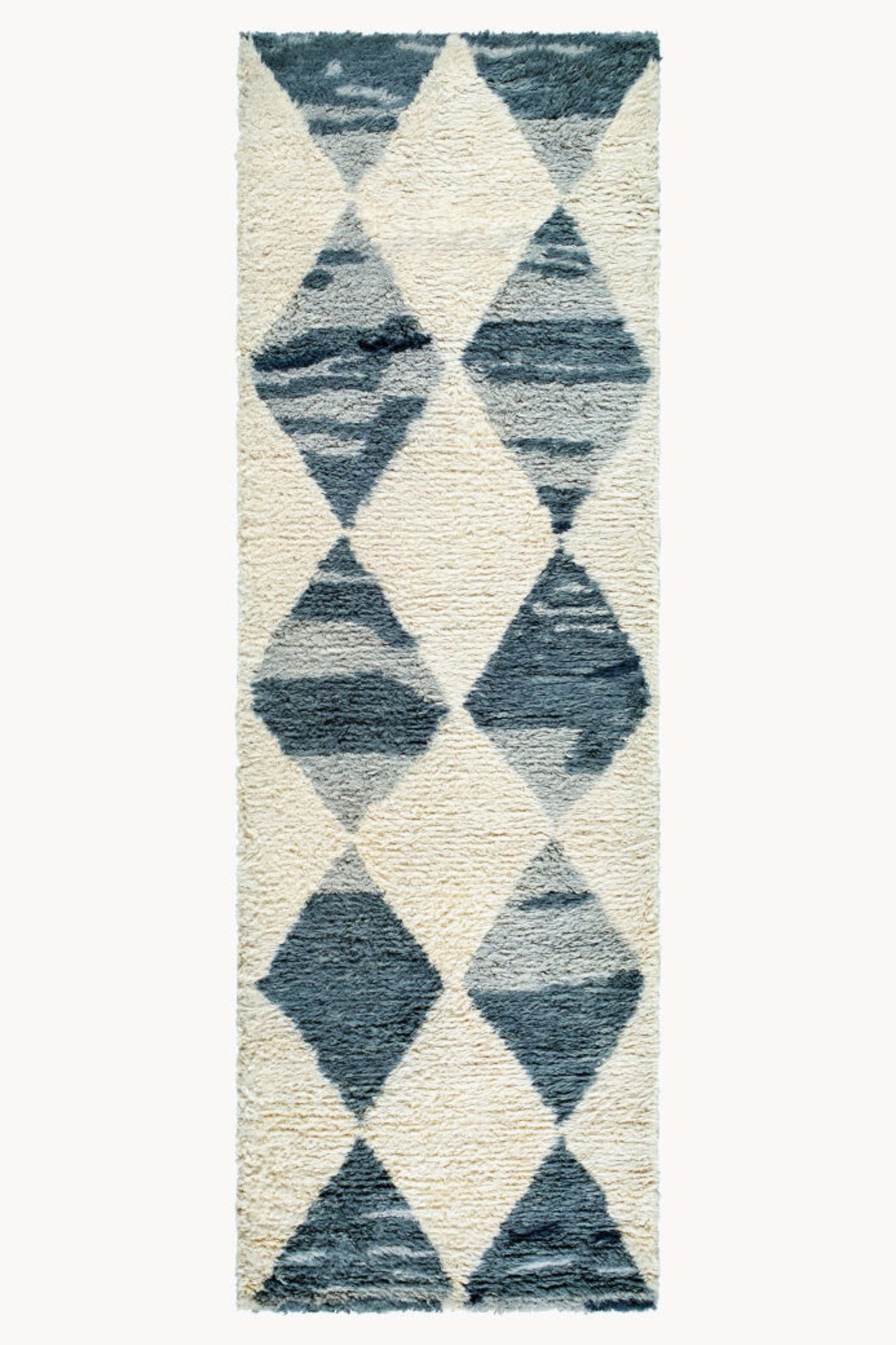 District Loom Modern hand knotted Moroccan Beni Ourain rug 012