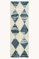 District Loom Modern hand knotted Moroccan Beni Ourain rug 012