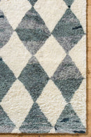District Loom Modern hand knotted Moroccan Beni Ourain rug 012