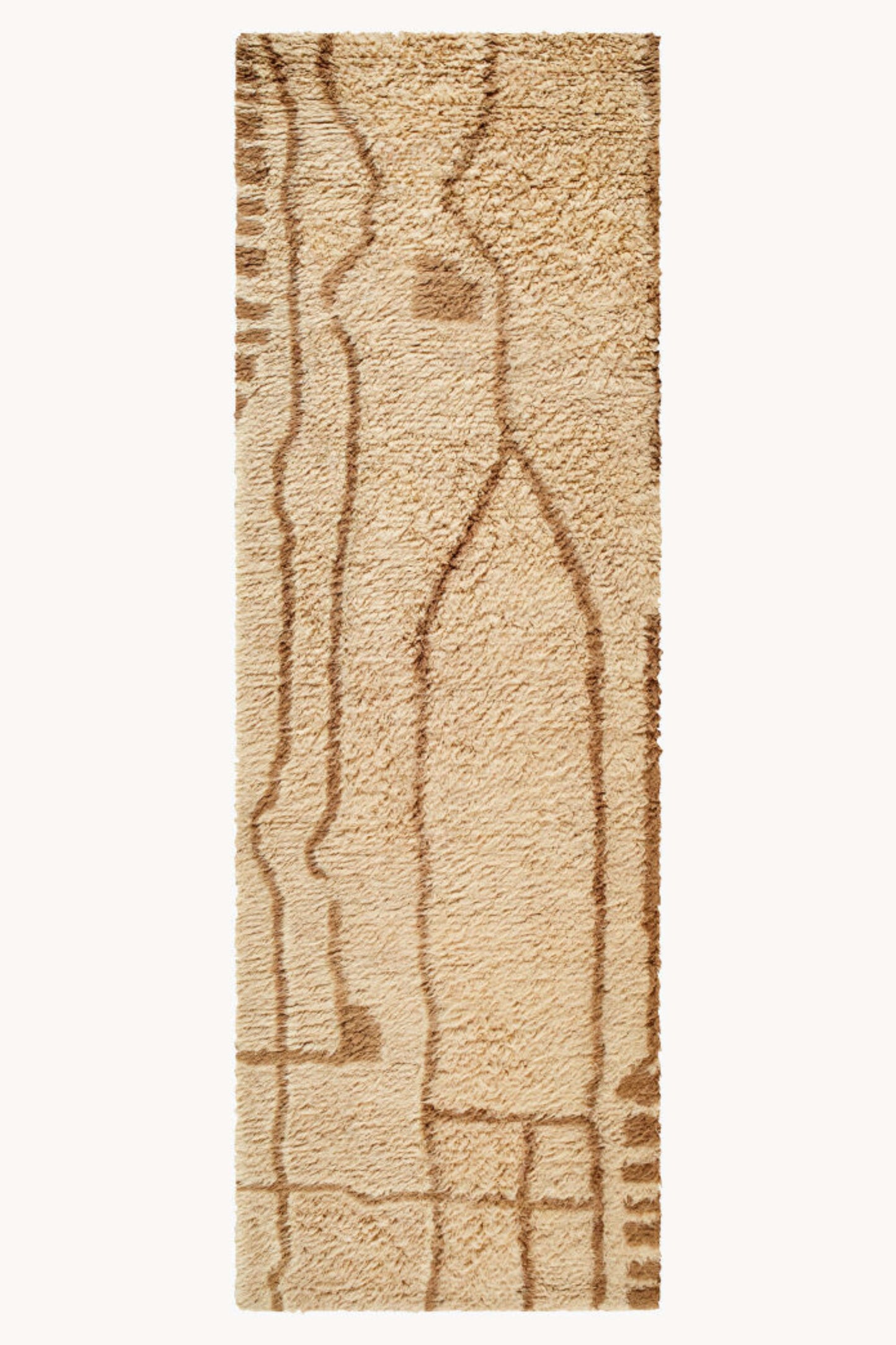 District Loom Modern hand knotted Moroccan Beni Rug 013