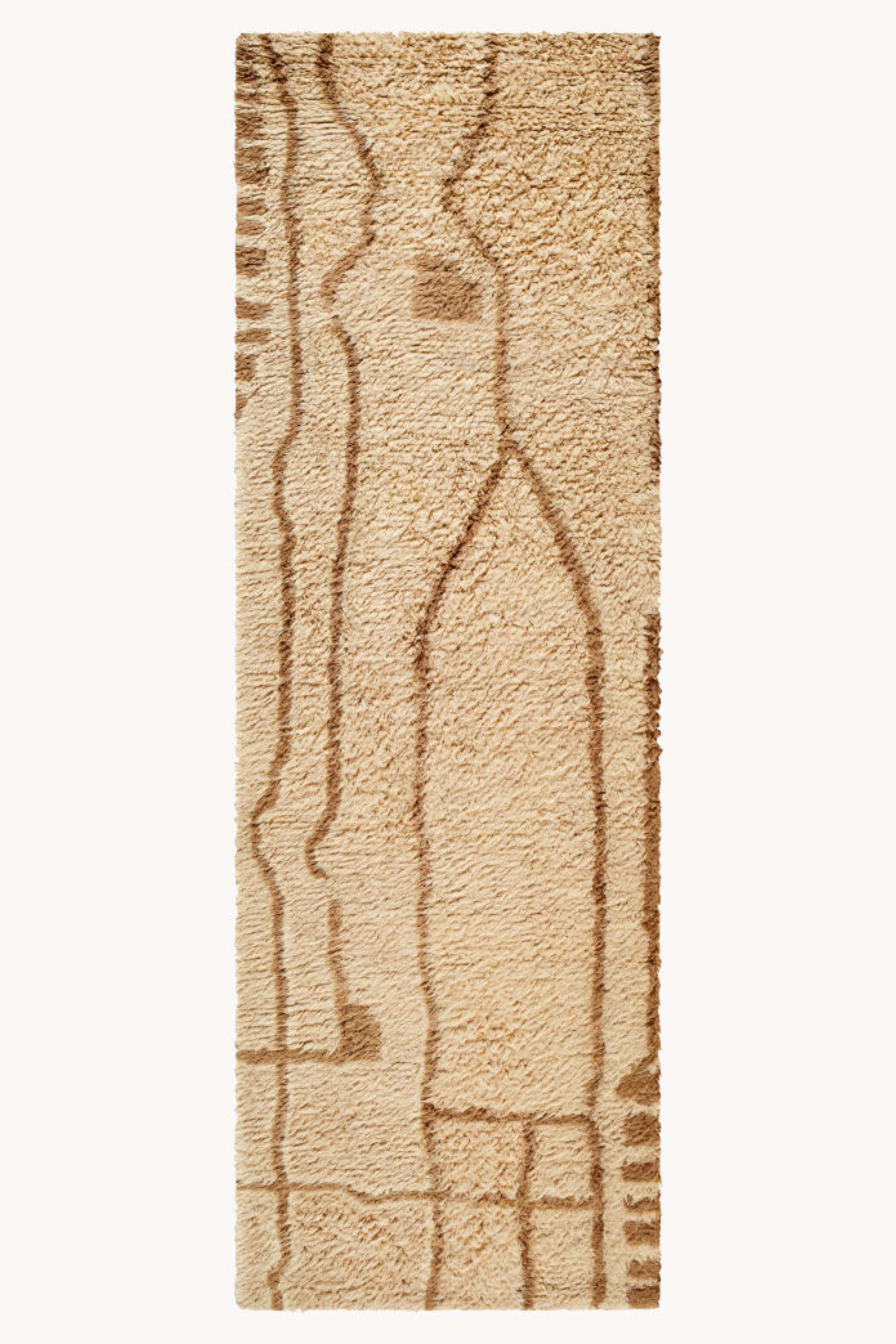 District Loom Modern hand knotted Moroccan Beni Rug 013