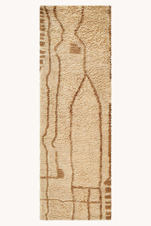 District Loom Modern hand knotted Moroccan Beni Rug 013
