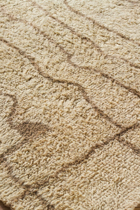 District Loom Modern hand knotted Moroccan Beni Rug 013