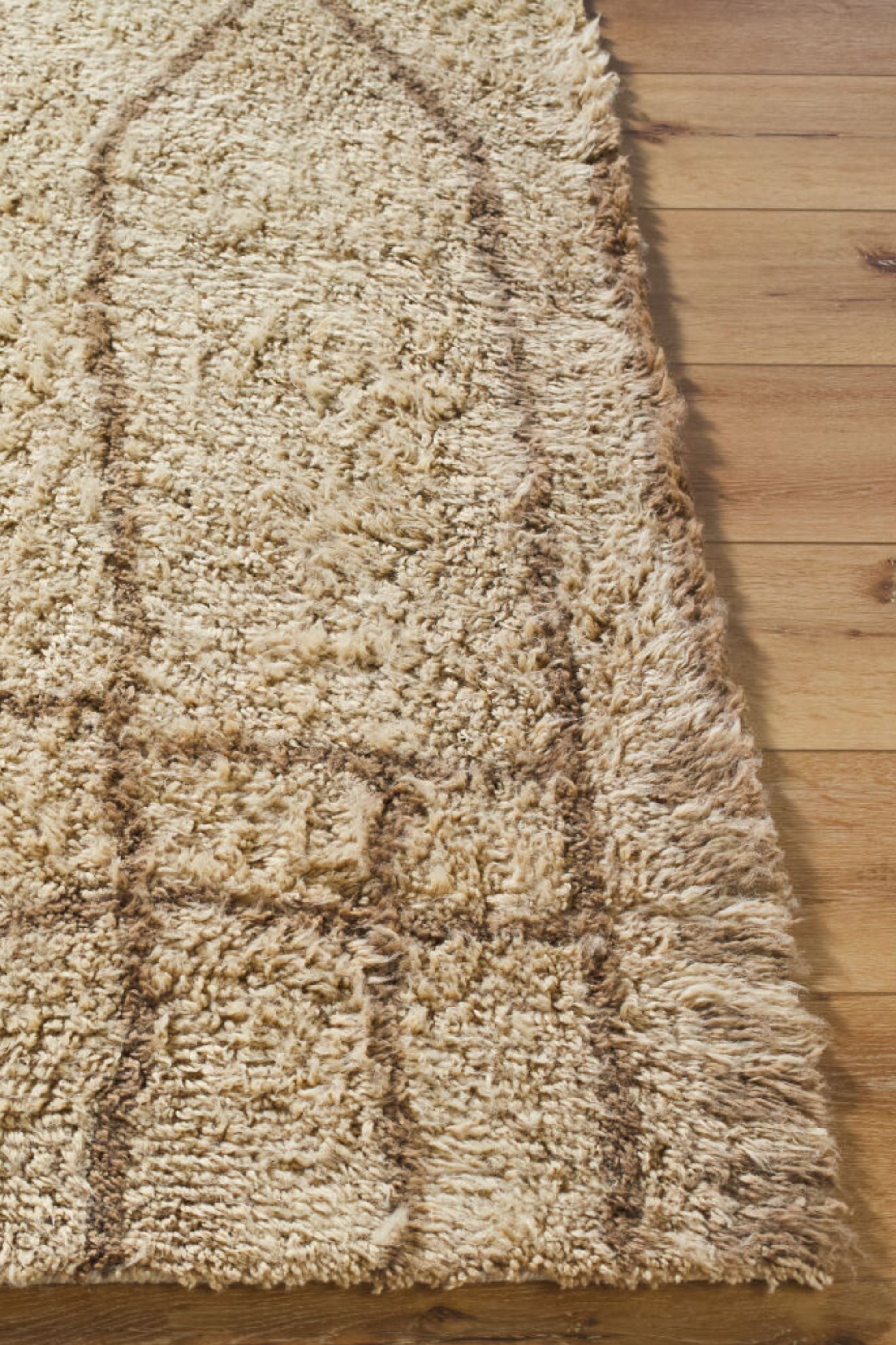 District Loom Modern hand knotted Moroccan Beni Rug 013