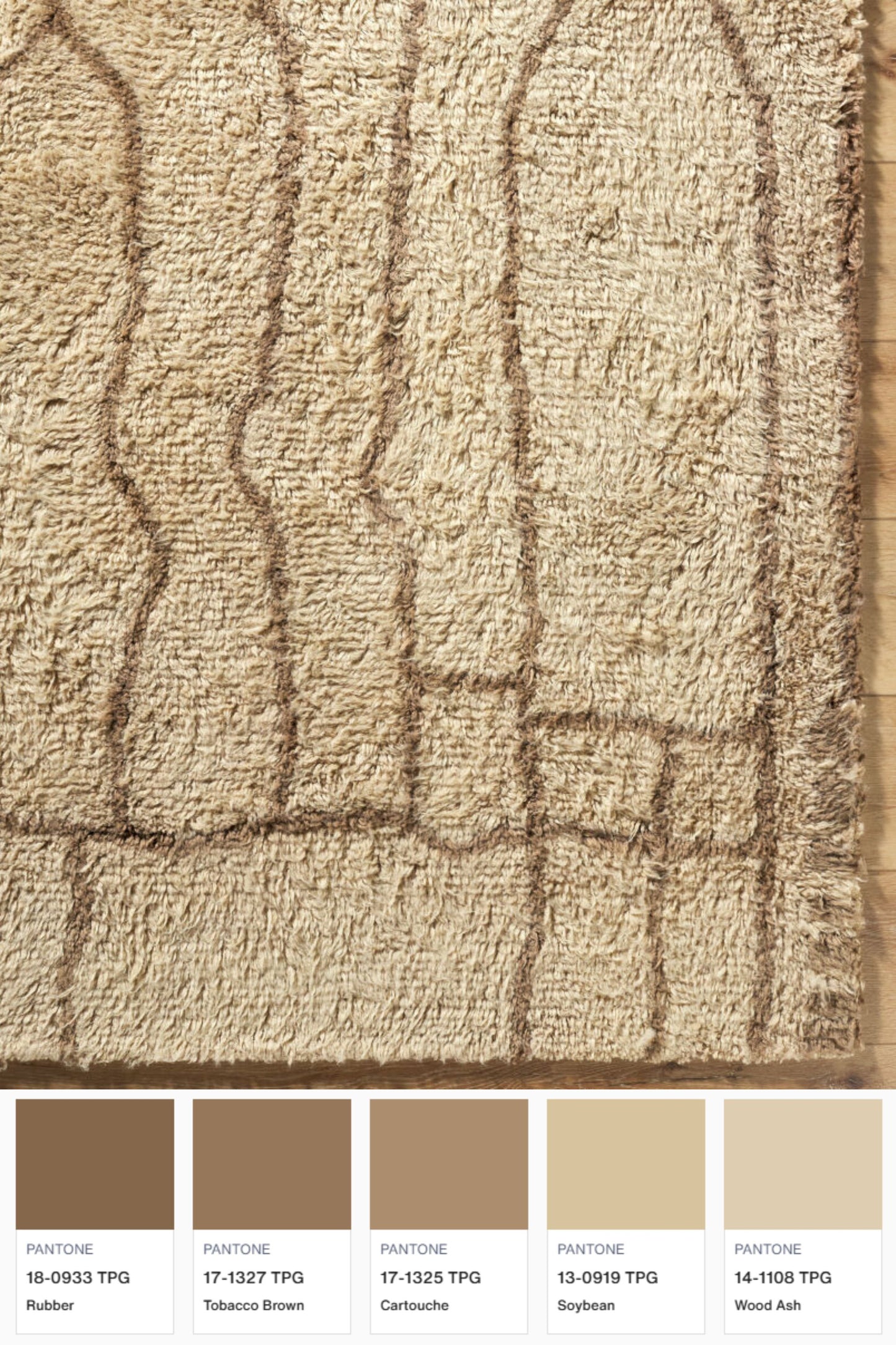 District Loom Modern hand knotted Moroccan Beni Rug 013