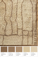 District Loom Modern hand knotted Moroccan Beni Rug 013