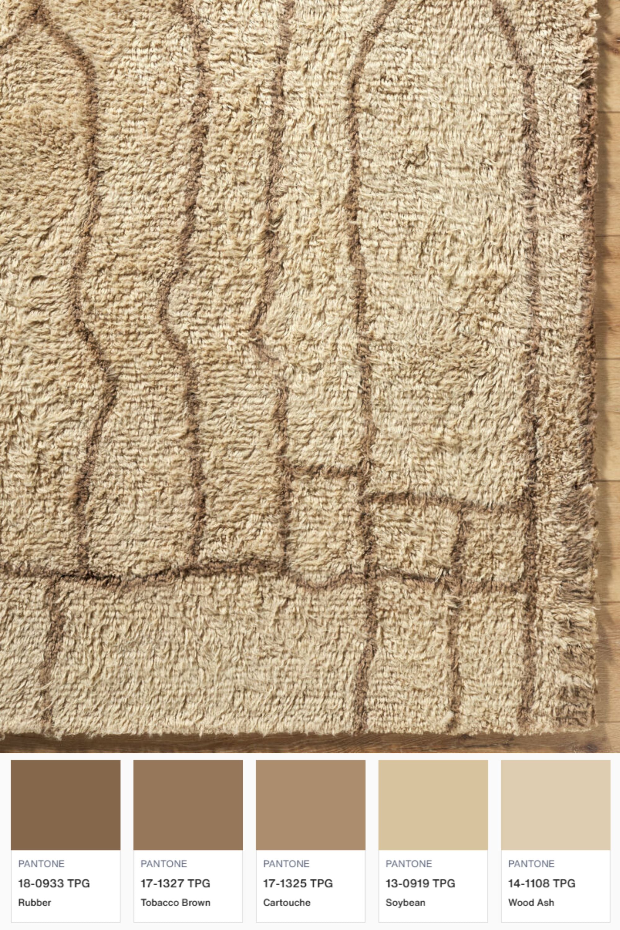 District Loom Modern hand knotted Moroccan Beni Rug 013