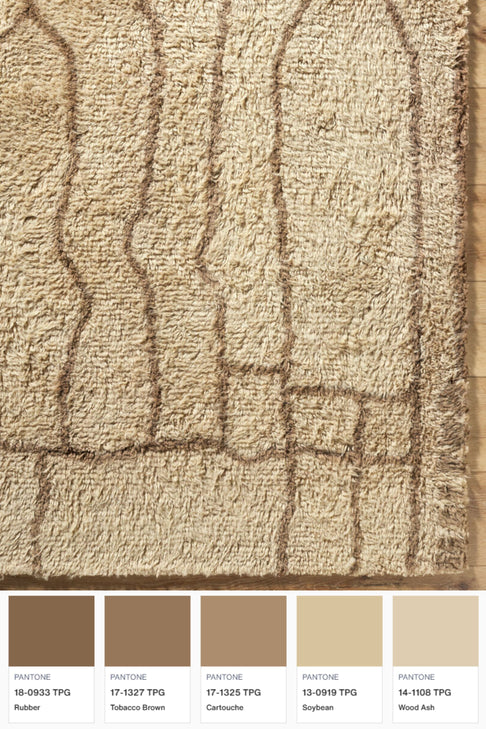 District Loom Modern hand knotted Moroccan Beni Rug 013