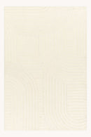 District Loom Modern hand knotted Rug Brook Ivory