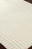 District Loom Modern hand knotted Rug Brook Ivory