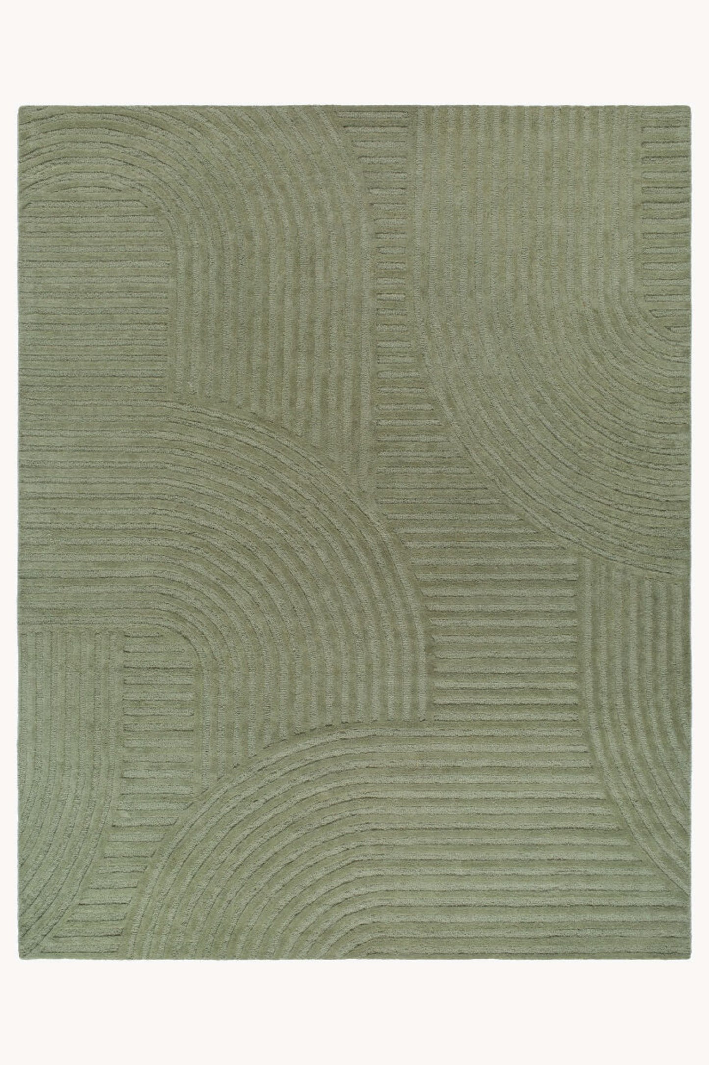 District Loom Modern hand knotted Rug Brook Sage