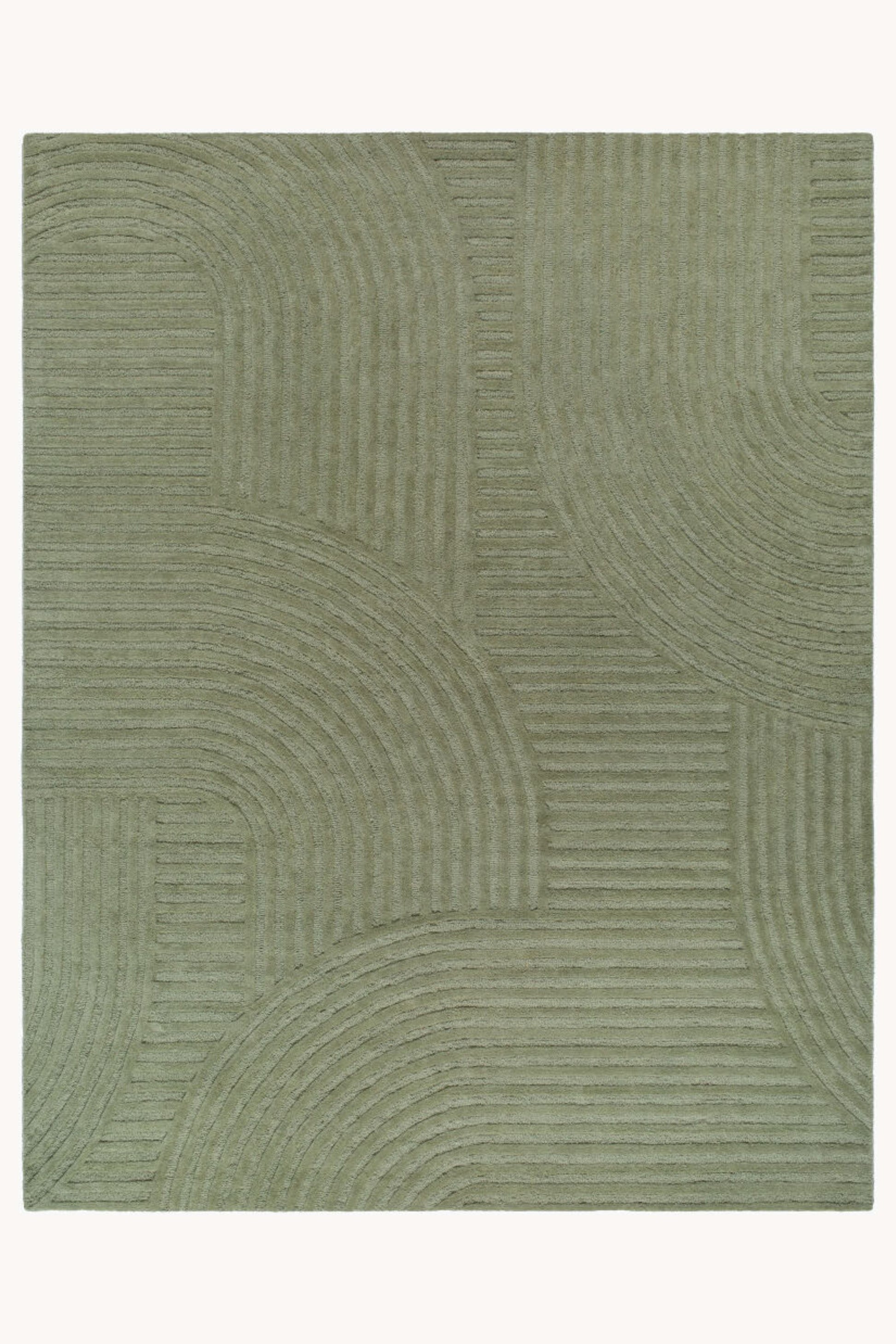 District Loom Modern hand knotted Rug Brook Sage