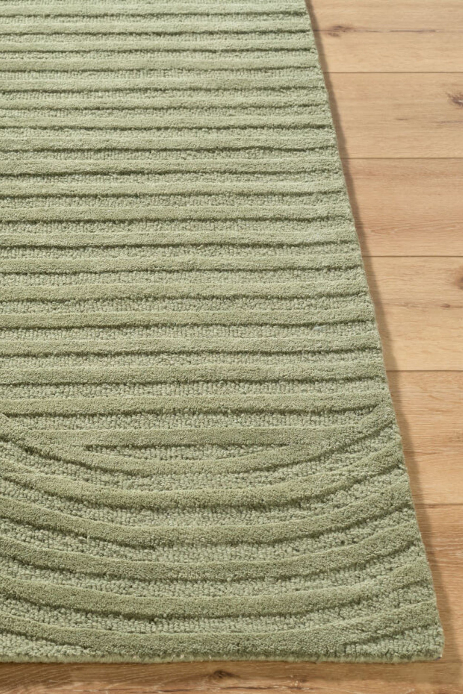 District Loom Modern hand knotted Rug Brook Sage