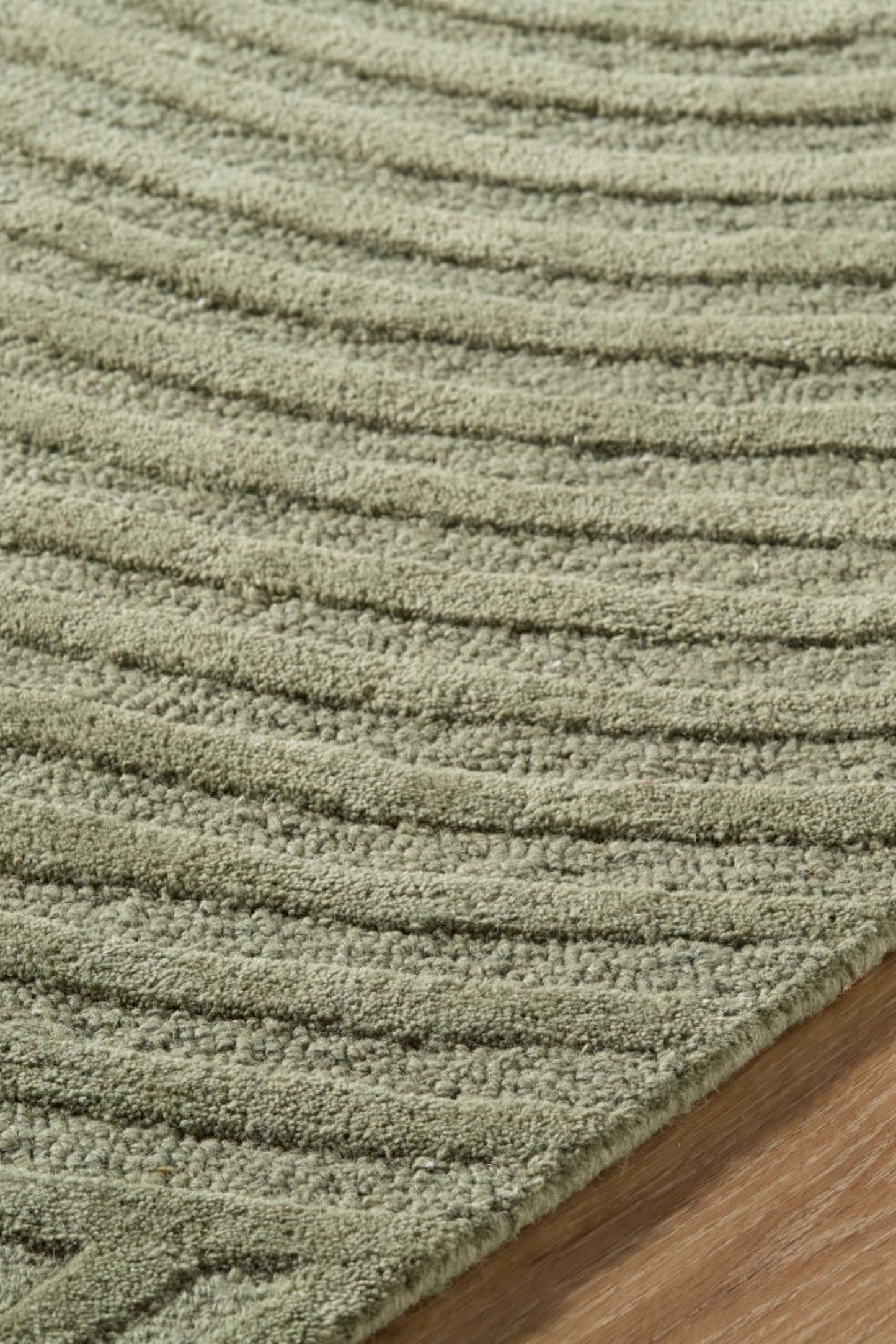 District Loom Modern hand knotted Rug Brook Sage