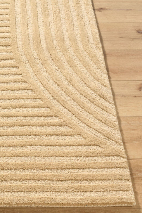 District Loom Modern hand knotted Rug Brook Camel