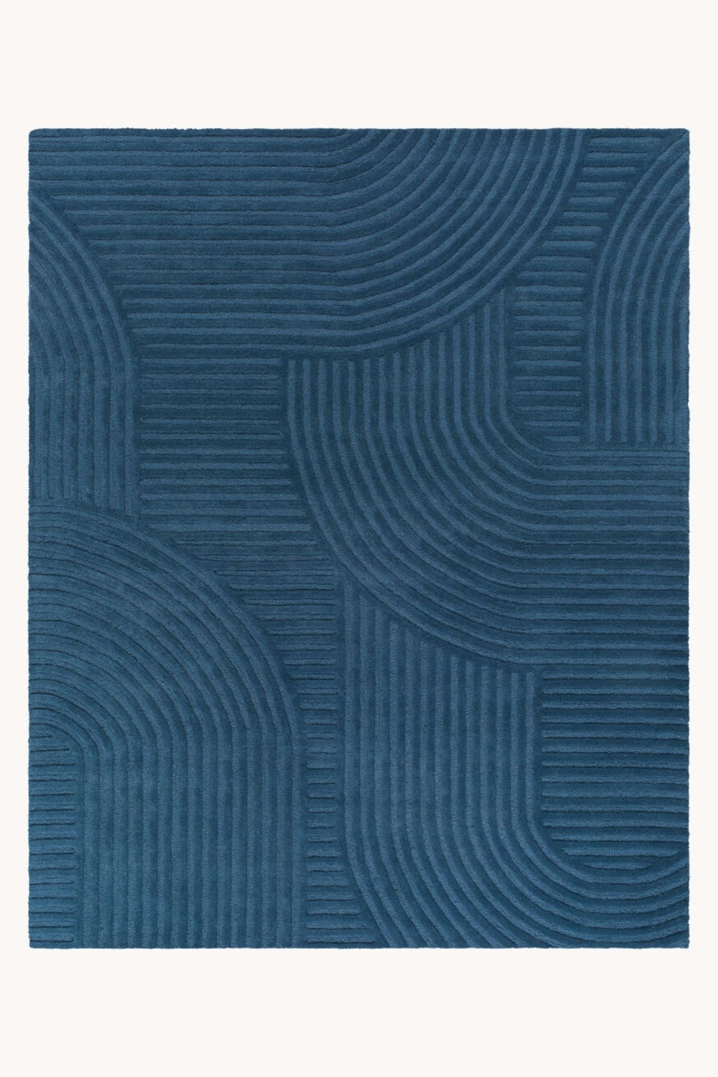 District Loom Modern hand tufted Rug Brook Midnight