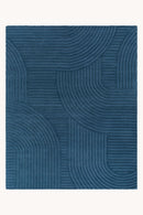 District Loom Modern hand tufted Rug Brook Midnight