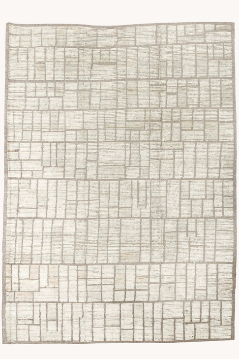 District Loom Modern hand knotted Afghan Tulu area rug 002 made to order
