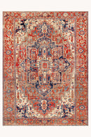 District Loom Antique Persian Heriz Serapi area rug Rowen