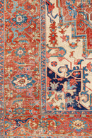 District Loom Antique Persian Heriz Serapi area rug Rowen